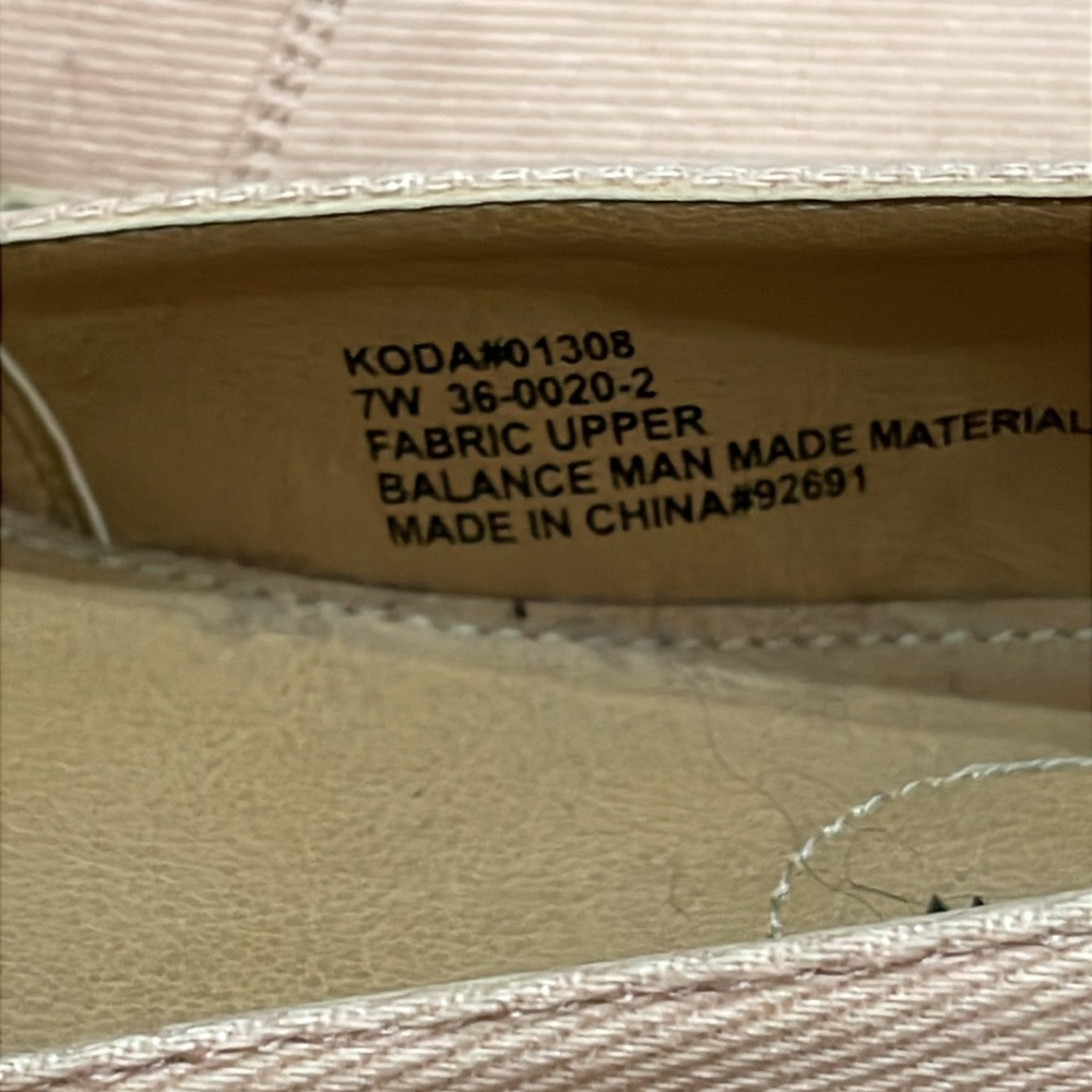 COMFORTVIEW Peach Espadrille Flats Sz 7W - Picture 7 of 9
